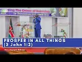 Download Lagu PROSPER IN ALL THINGS (3 John 1:2) - Rev. Joseph Odima || DOXA TV.