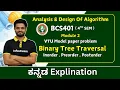 Binary Tree Traversal Analysis and Design of Algorithm All universities