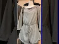 Romper Metallic Gold