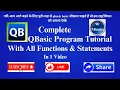 Complete QBasic Program Tutorial All Functions And Statements In Hindi