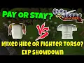 Pay or Stay Mixed Hide Top vs Fighter Torso OSRS NMZ