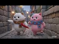 Nuonuo & Wakuwaku Cute Cat Rainy Kiss & Dancing Chubby Kitten Duo Music Video