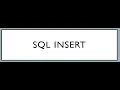 SQL INSERT Statements with two variations