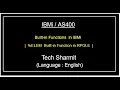 IBMi AS400 - Elem Built-in function built in functions rpgle as400 for beginners in English