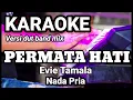 Download Lagu PERMATA HATI - Evie Tamala | Karaoke dut band mix nada pria | Lirik