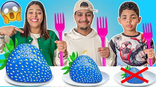 تحدي الاكل الكبير او الصغير او لاشيء Foood CHallenge 
