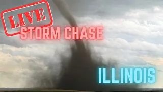 Storm Chase in Illinois and Indiana Clinton Indiana Tornado Warning Live Chase Archive