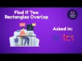 Find if two rectangles overlap Geometric Algorithm Coding Karlo