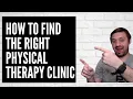 How To Find The Right Physical Therapy Clinic Near You - Columbus Canal Winchester Blacklick