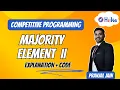 Majority element II LeetCode 229 Explanation Code