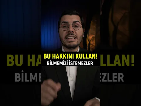 Bu Hakkınızı Kullanın! Tuzağa Düşmeyin.