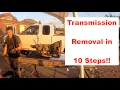 Part 1 of Transmission Repair How to remove transmission on 2000 Ford F-150