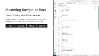 Mastering Navigation Bars using Inline Block Elements with CSS