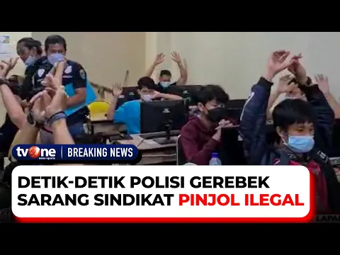 [BREAKING NEWS] Detik-Detik Polisi Gerebek Kantor Pinjol Ilegal