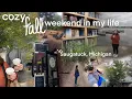 cozy FALL weekend in my life travel with me to Saugatuck Michigan
