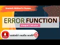 Integral Calculus Error Function