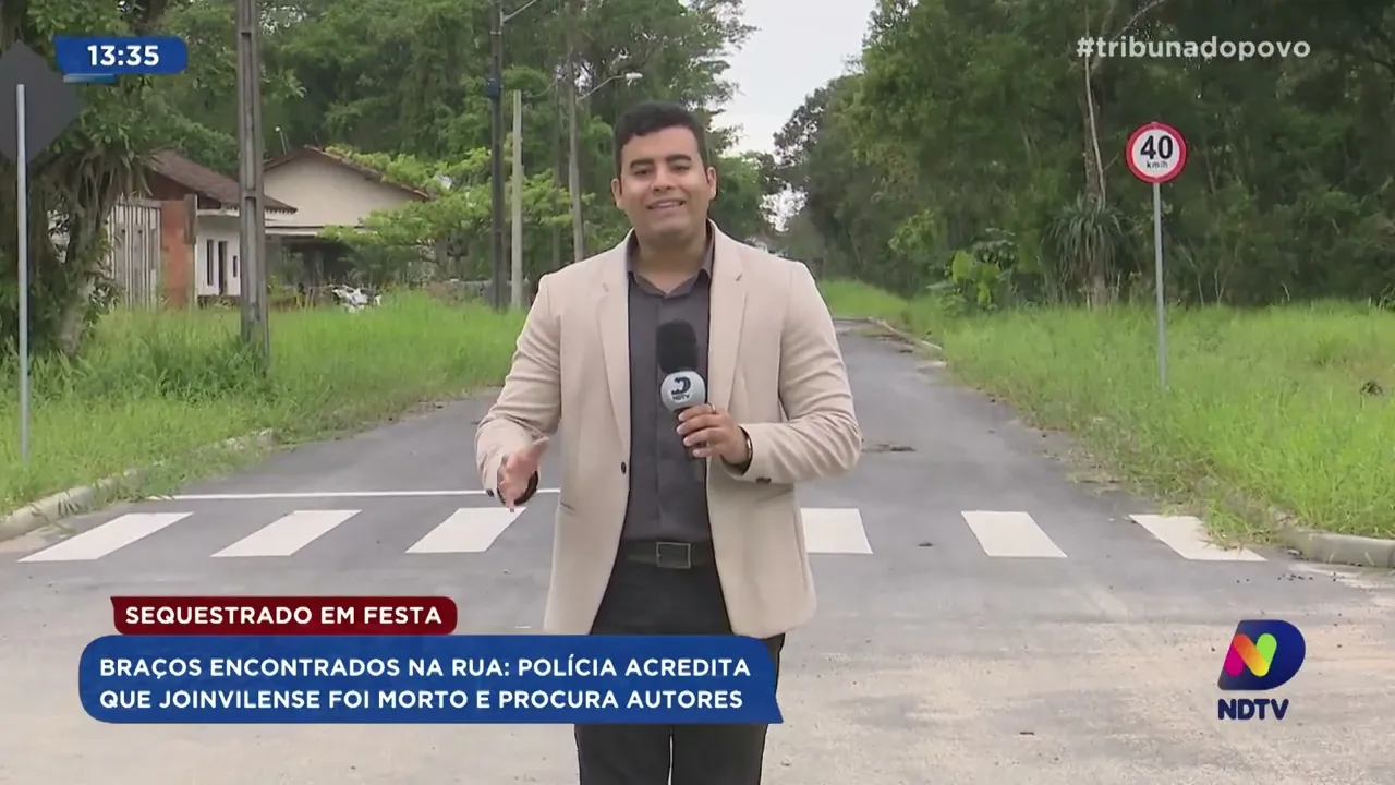 Braços encontrados na rua. Polícia acredita que joinvilense foi morto e procura autores