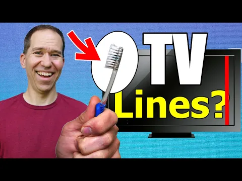 Download MP3 FIX Your TV with a TOOTHBRUSH | Fixing Vertical Lines