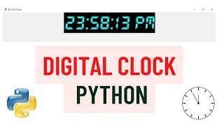 Digital Clock in Python Tkinter