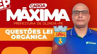 PREFEITURA DE OLINDA-PE: RESOLUÇÃO DE QUESTÕES LEGISLAÇÃO MUNICIPAL