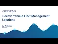 Geotab EVSA Geotab s Electric Vehicle Fleet Management Solutions