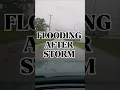 Road Turns Into a River After Storms in Austintown Ohio