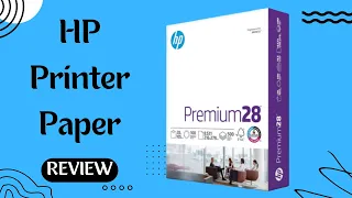 HP Printer Paper 8 5 x 11 Paper Premium 28 lb 1 Ream - 500 Sheets Review