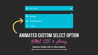 Create Custom Select Option Using HTML CSS jQuery