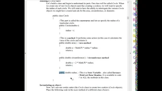 Lesson 15 Classes and Objects
