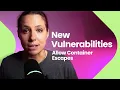 runc container escape explained Critical container vulnerabilities host takeover risk