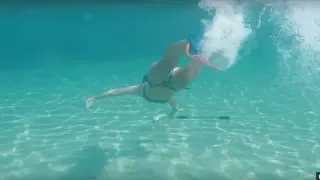 Cristal clear waters in Ibiza.What a wonderful bay! Sailing Ocean Fox Ep 26