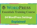 04 WordPress Settings