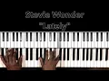 Stevie Wonder Lately Piano Tutorial
