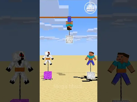 Herobrine’s Heavy Bedrock Pull-Ups😱|credit by‎⁨@oreETV⁩ |#minecraft #shorts