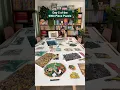 Day 5 of the 9000 Piece Disney Puzzle - Solving the floor and sorting the gold frames