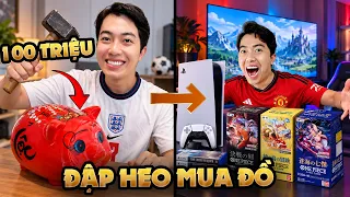 CrisDevilGamer đập heo mua đồ 100 triệu