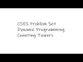 CSES Problem Set Counting Towers