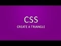 CSS - Create a triangle