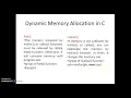 Pointers in C Dynamic Memory Allocation Part 4