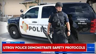 UTRGV police demonstrate safety protocols