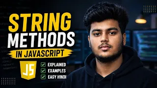 String Methods in JavaScript Complete String Methods Tutorial