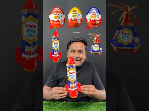 Kinder Joy And Kinder Chocolate Eating ASMR | Diwali Edition Kinder Joy #shorts #eating #asmr