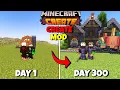 We Survived 300 Days In CREATE MOD In Minecraft Hardcore Duo 100 Days