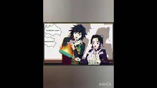 اسفه على الصور في الاول Demonslayer شينوبو غيو توميوكا 