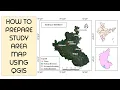 Study area Map using QGIS Study Area Location Map Preparation QGIS for beginners - Tutorials