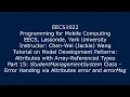 Tutorial Attributes with Array Types 15