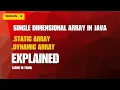 Session 6 single dimensional array in java QA Mastery