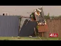Tornado tears roof off Delaware motel as severe storms hit Northeast