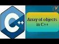Array of objects in C