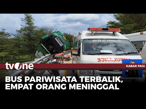 Kecelakaan Maut Bus Terguling di Tol Pemalang, Empat Korban Tewas